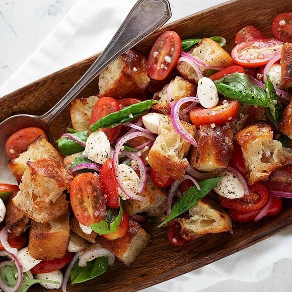 Focaccia Panzanella Salad