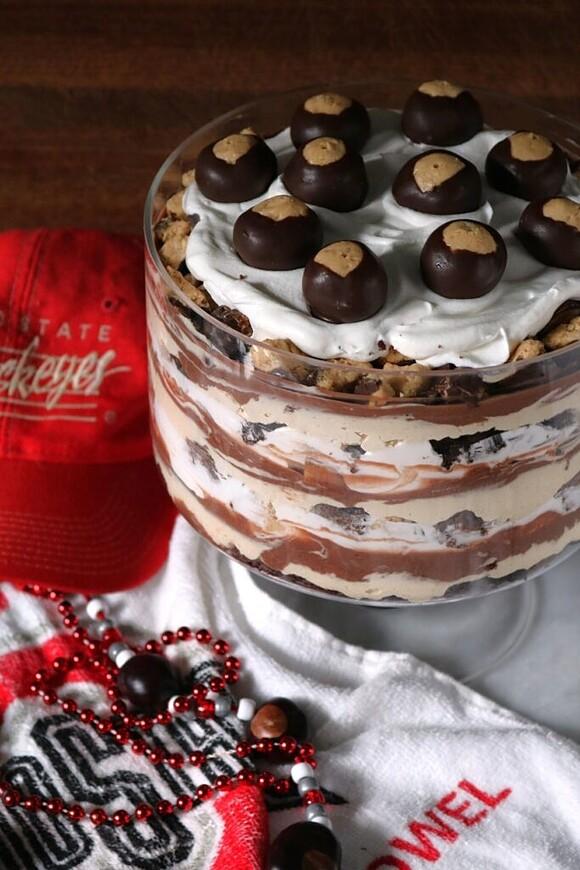 Buckeye Brownie Trifle