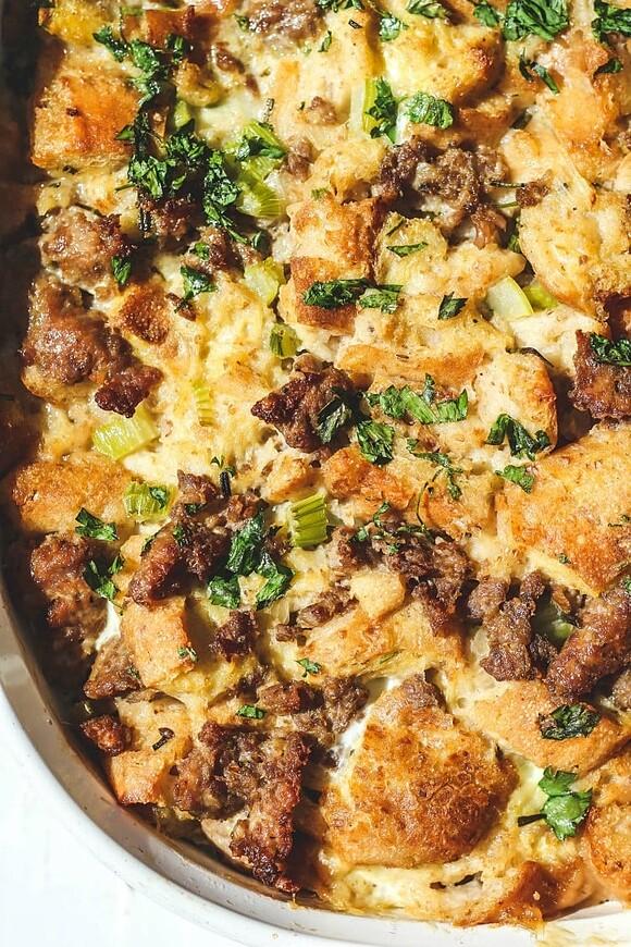 Best ever italian sausage stuffing