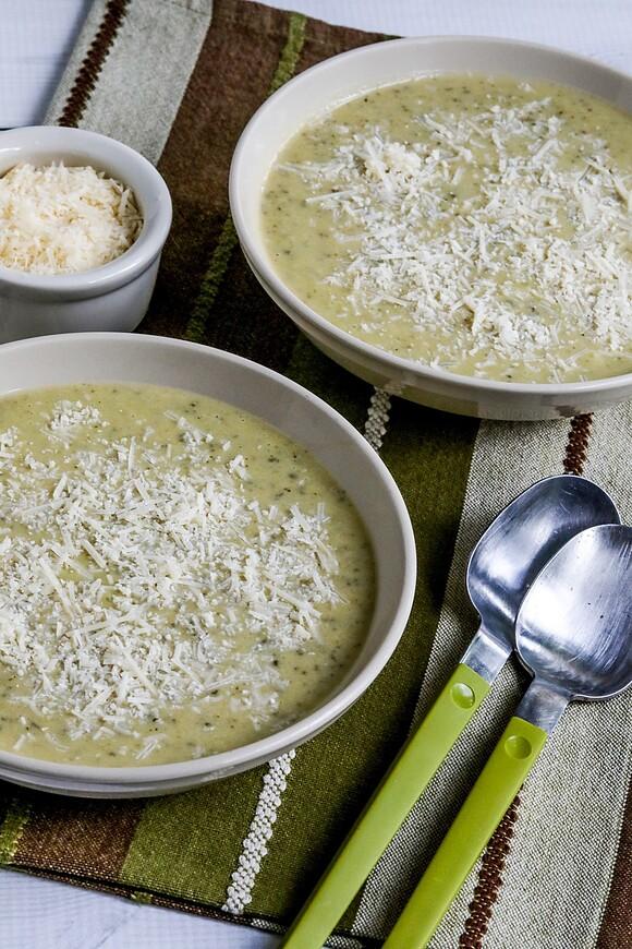 Zucchini and yellow squash soup