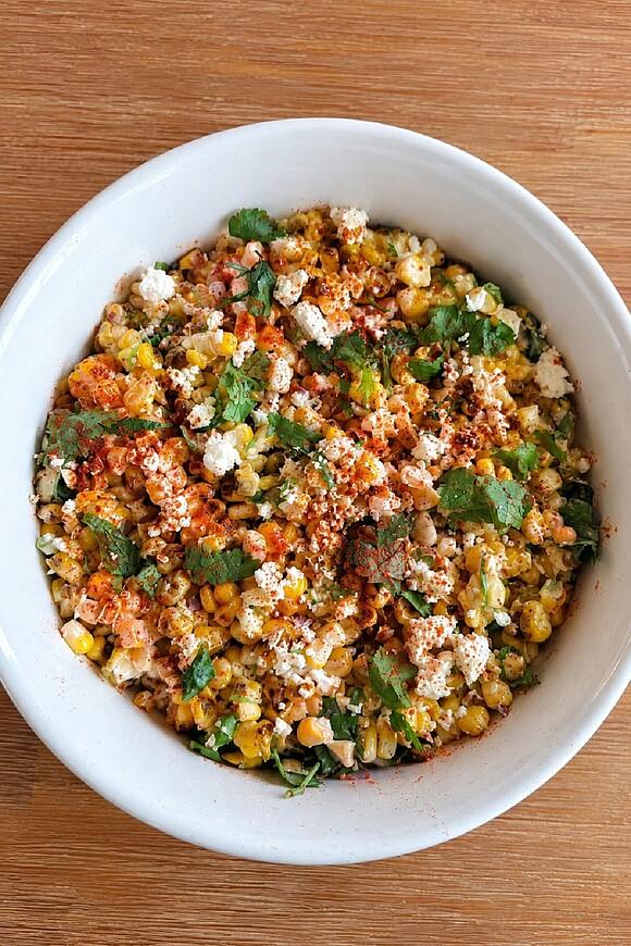 Mexican street corn salad