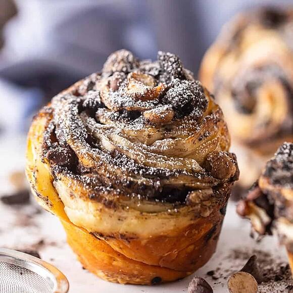 Cookie croissant swirl