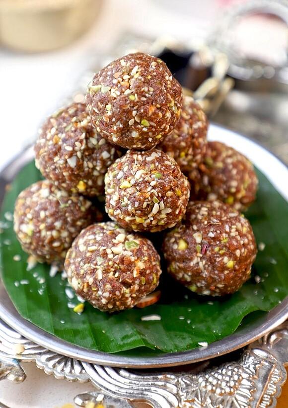 Sugar-free ragi laddu