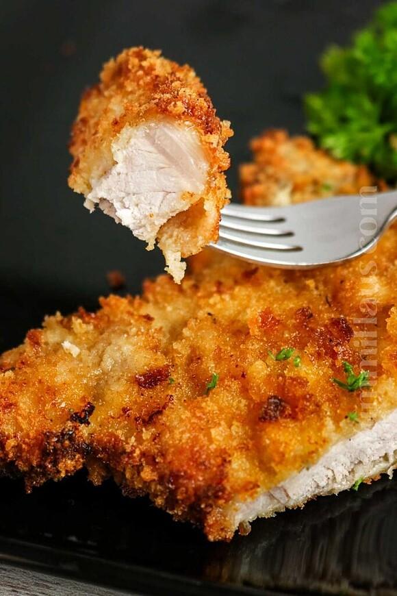 Air fryer fried pork chops