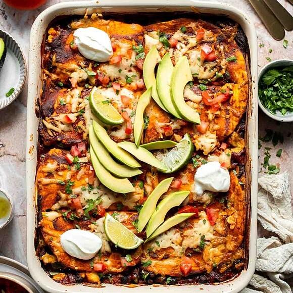 Vegetarian Enchilada Casserole