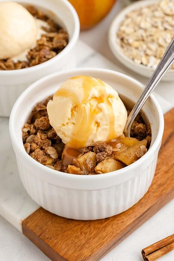 Apple Crumble for Two