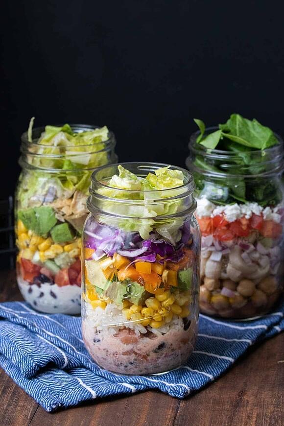 Salad in a jar