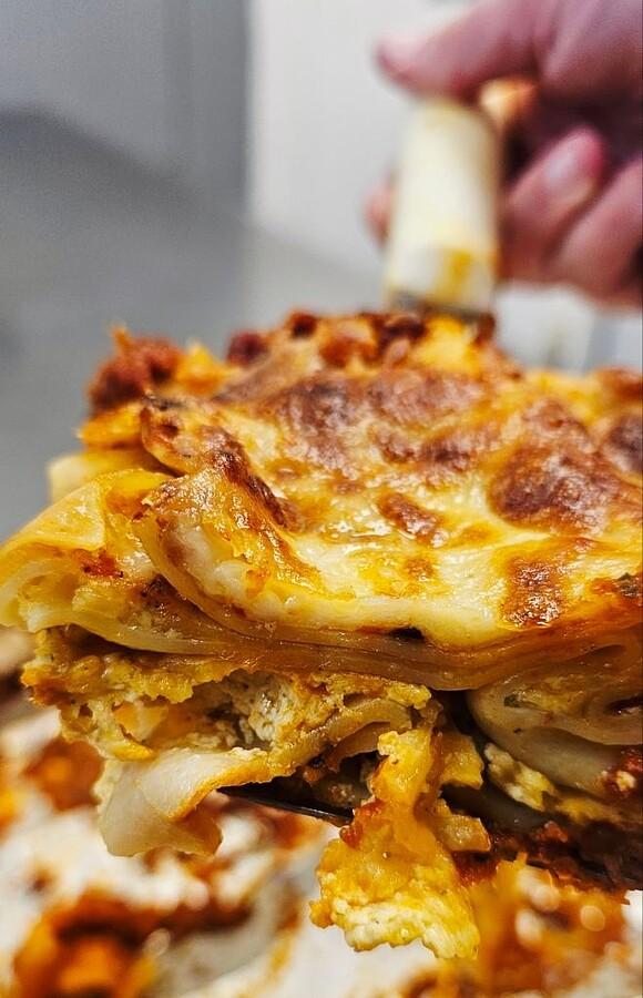 Easy cheese lasagna
