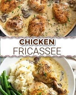 Chicken fricassee