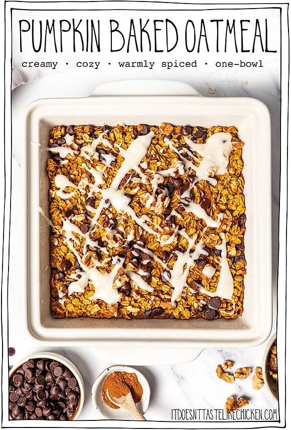 Pumpkin baked oatmeal