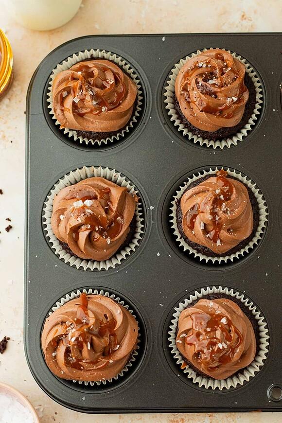 Chocolate Caramel Cupcakes
