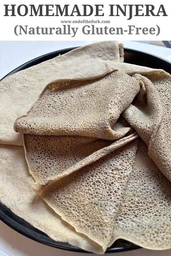 How to make injera (ethiopian teff flatbread)
