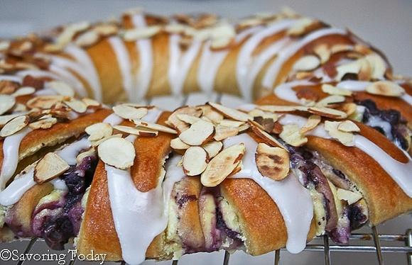 Blueberry Christmas Stollen