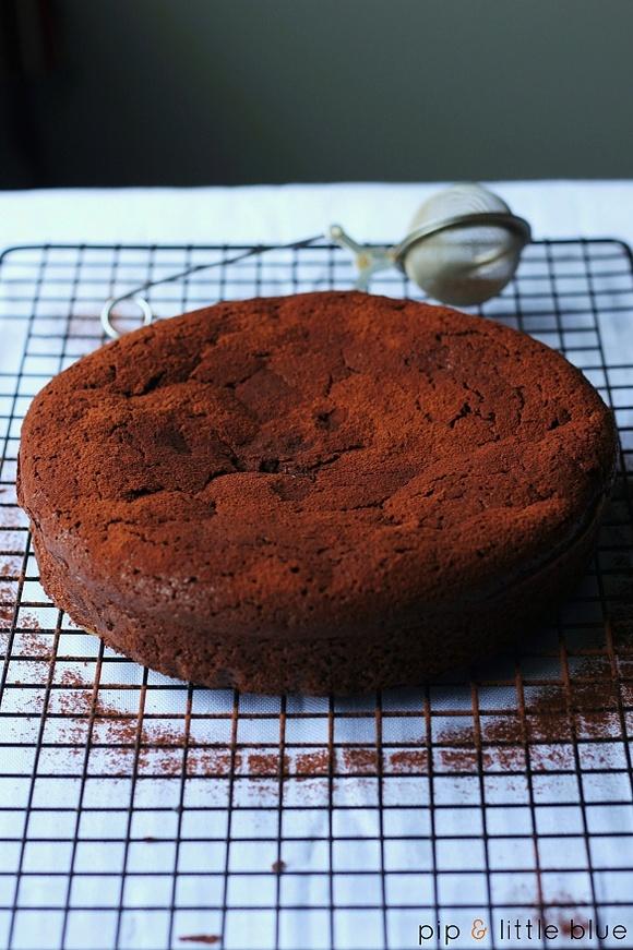 Orange and amaretto chocolate torte