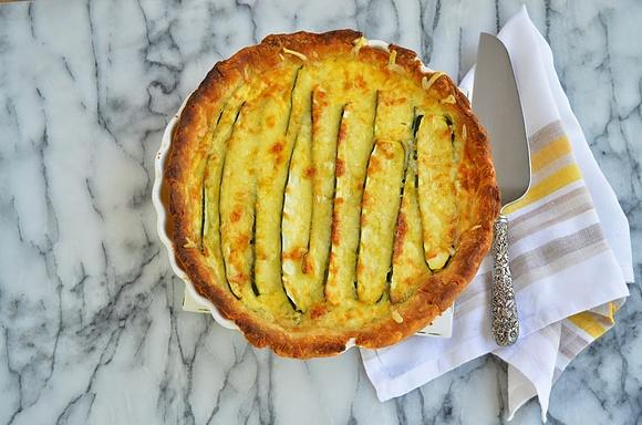 Leek and Zucchini Tart