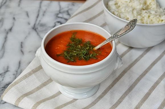 Fresh Tomato and Dill Soup