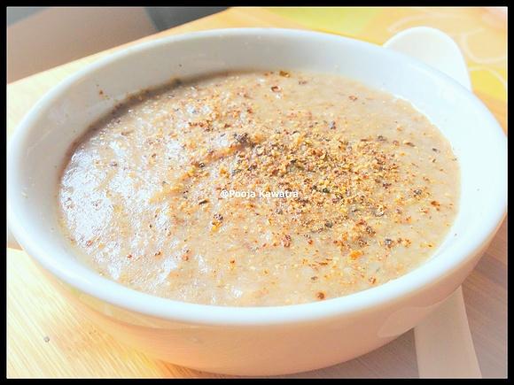 Low calorie mushroom soup without cream