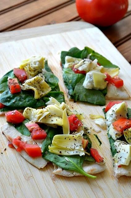 Tomato and Artichoke Flatbread