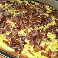 Sausage Breakfast Pizza (Turbo Cooker) - 001, I made in my …