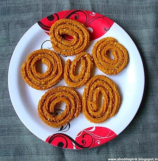 Chakli - popular indian crispy snack for festivals