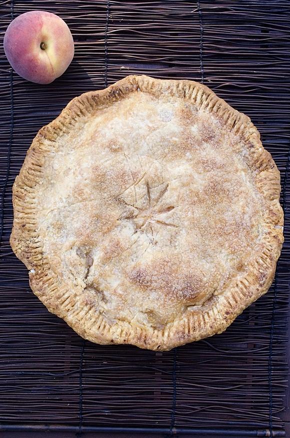 End of summer peach pie