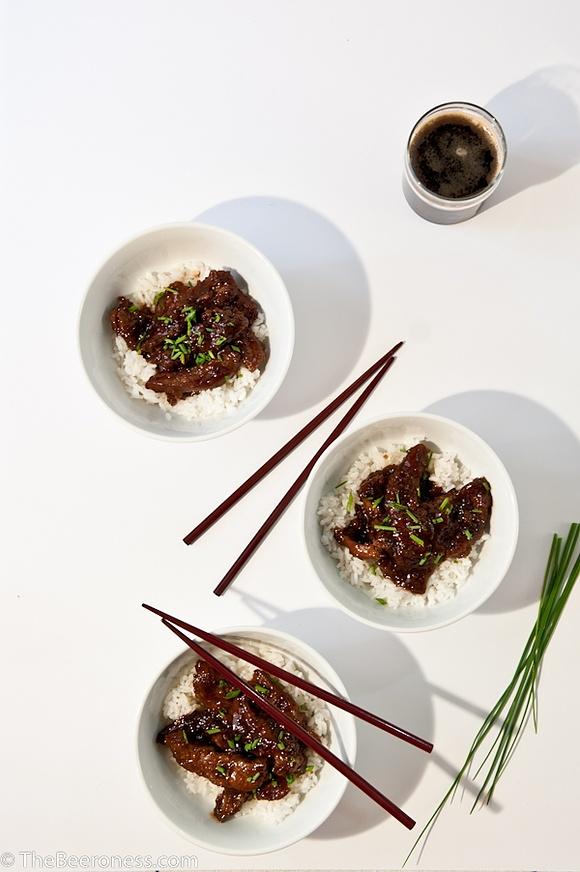 Stout Mongolian Beef
