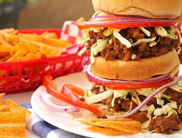 Triple-Decker Sloppy Joes