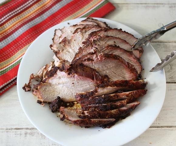 Smoked Pork Sirloin Tip Roast