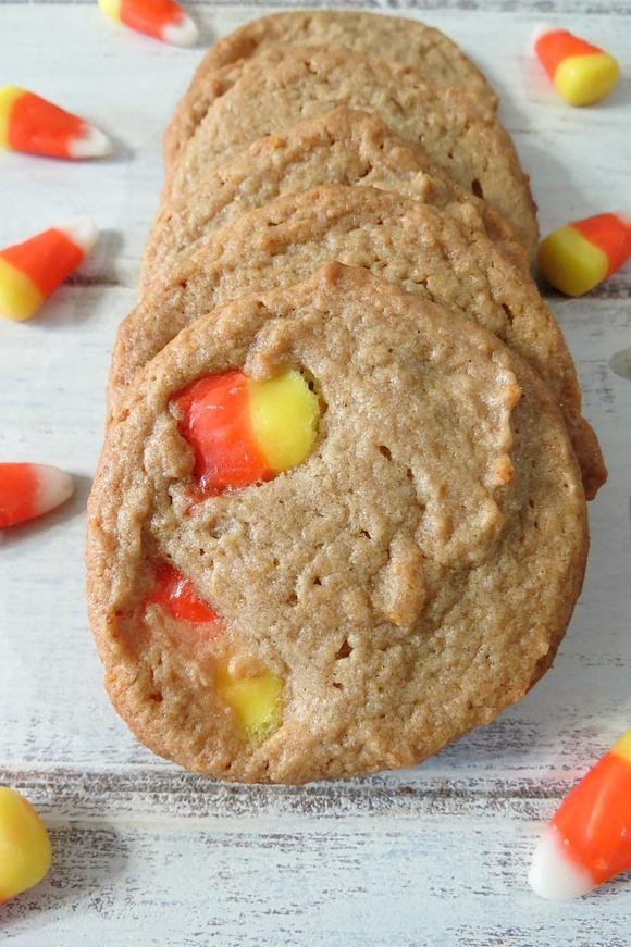 Peanut Butter Candy Corn Cookies