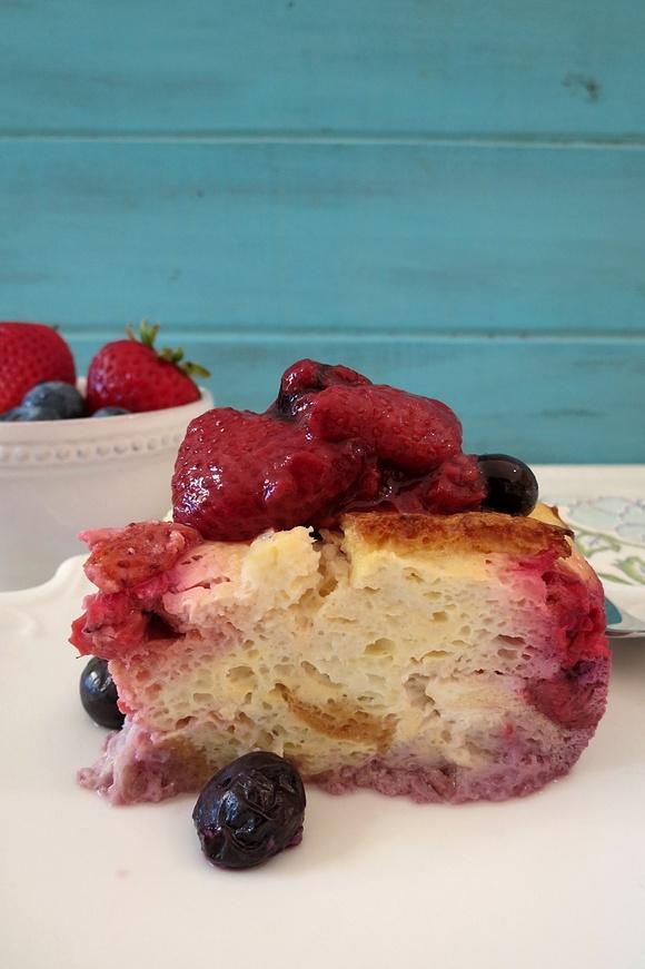 Berry overnight french toast inspired by the chew