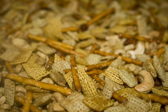 Nuts n’ bolts chex mix - classic christmas snack