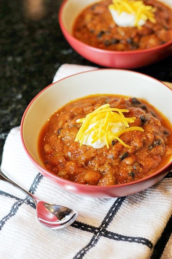 Crock pot pumpkin chili