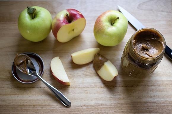 Healthy caramel apple dip and fall birthday cake