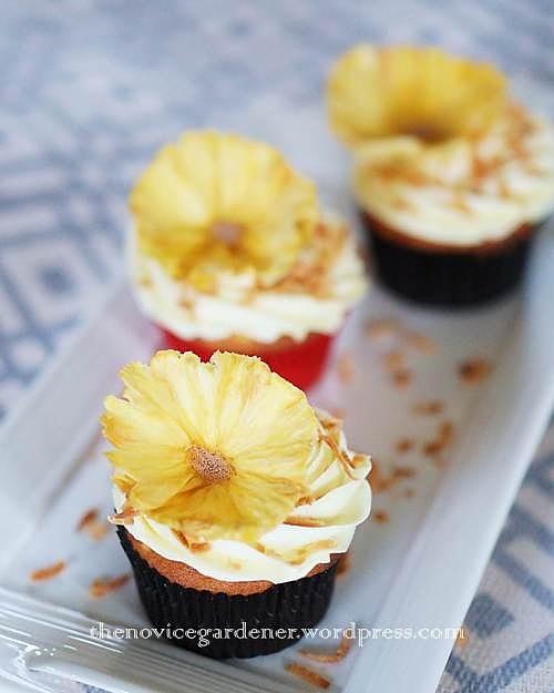 Pineapple Coconut Cupcakes