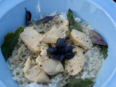 Thai green curry