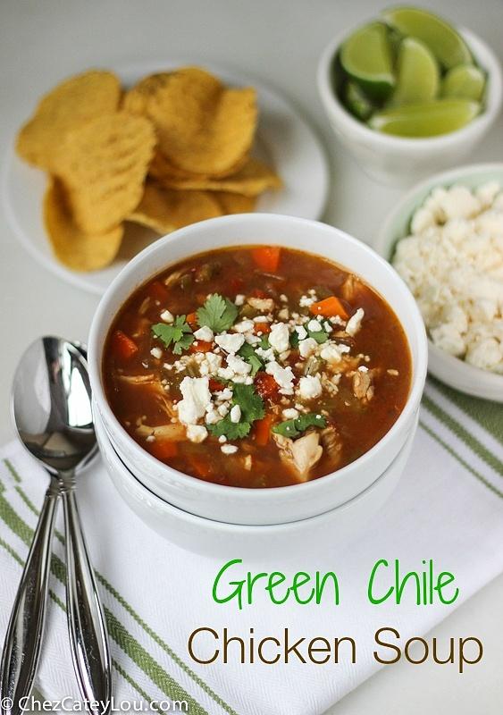 Green Chile Chicken Soup