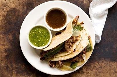 Brisket tacos Dallas style