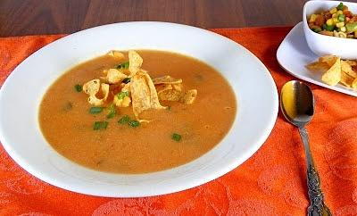 Cheesy Chicken Tortilla Soup