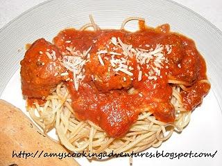 Slow cooker spaghetti and meatballs