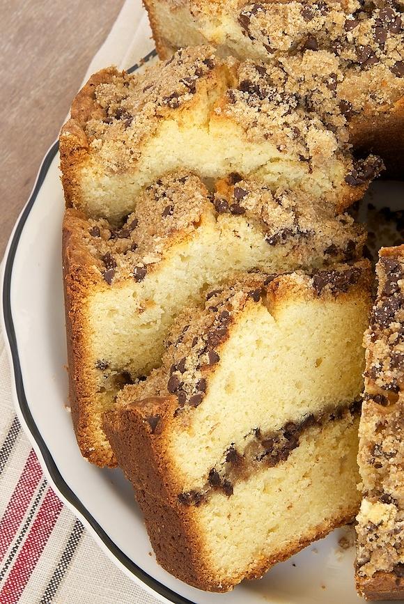 Chocolate Chip Crumb Pound Cake