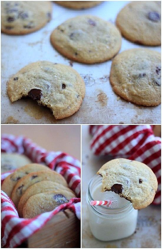 Chocolate chip cookies without baking soda or baking powder