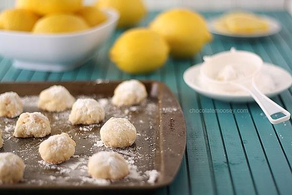 Lemon Snowball Cookies