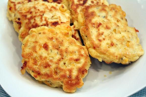 Sweetcorn fritters recipe for daring cook’s challenge