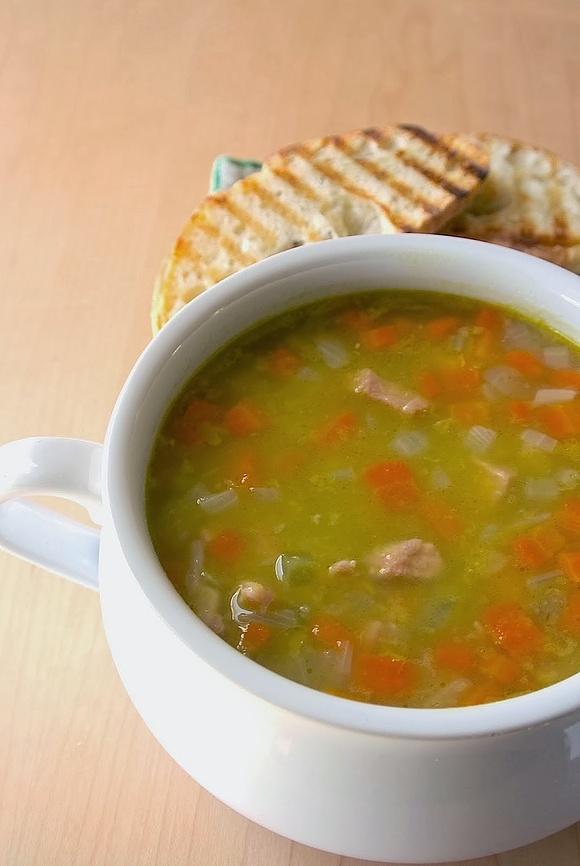Ham and split pea soup