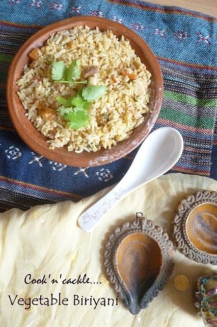 Vegetable dum biriyani recipe