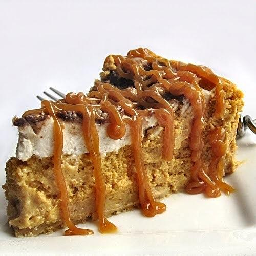 Pumpkin Toffee Cheesecake