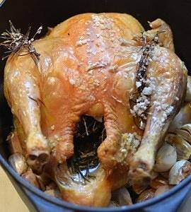 Chicken with 40 Cloves of Garlic