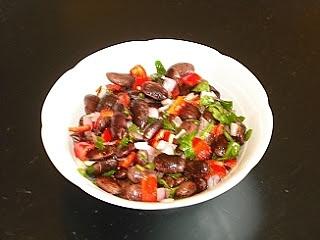 Greek kastoria butter bean salad