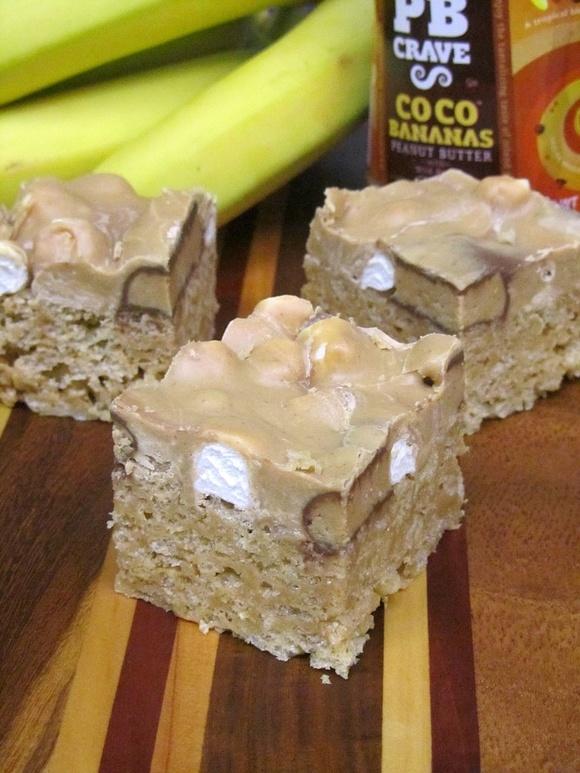 Elvis Fluffernutter Rice Krispie Treats