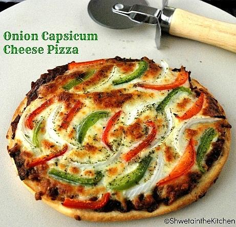 Onion Capsicum Cheese Pizza